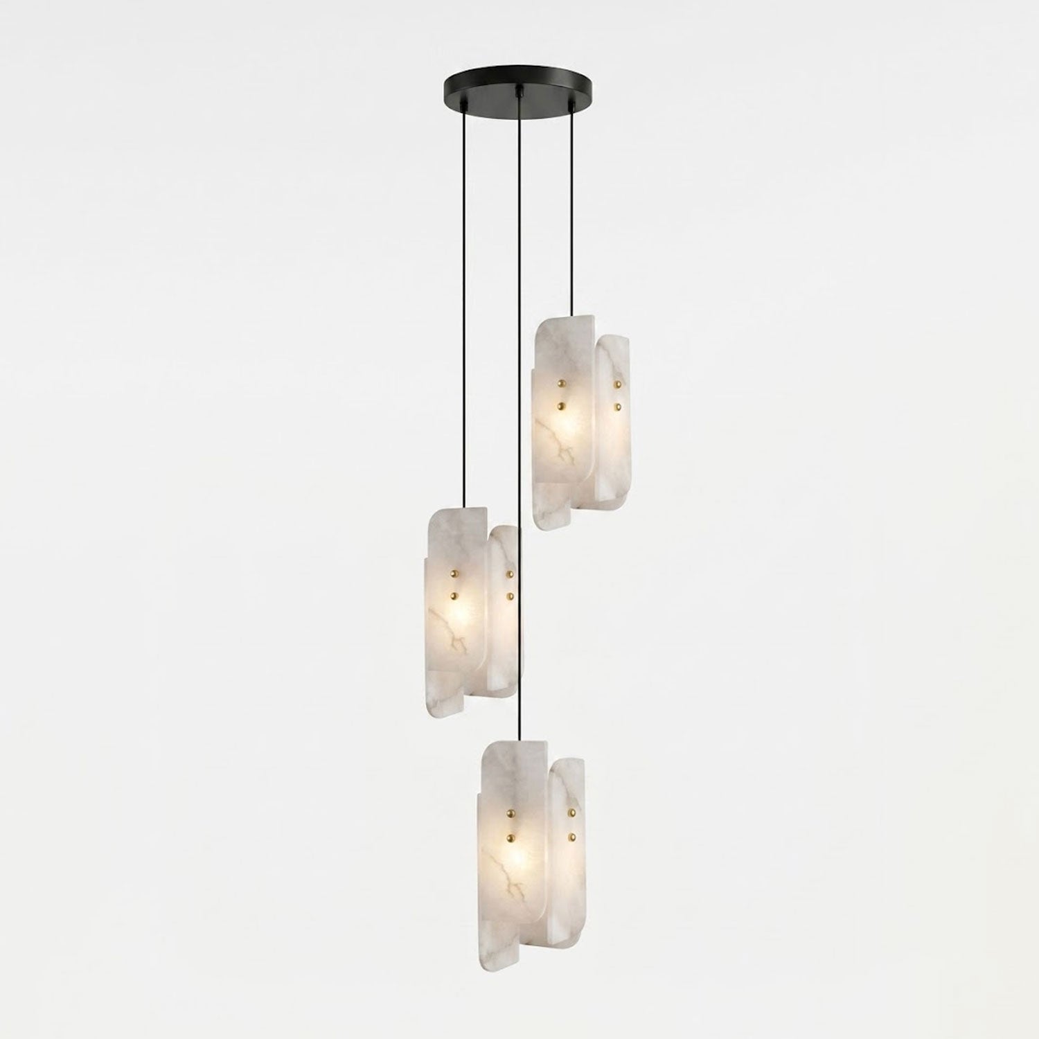 Megalith Mini Alabaster Pendant Light