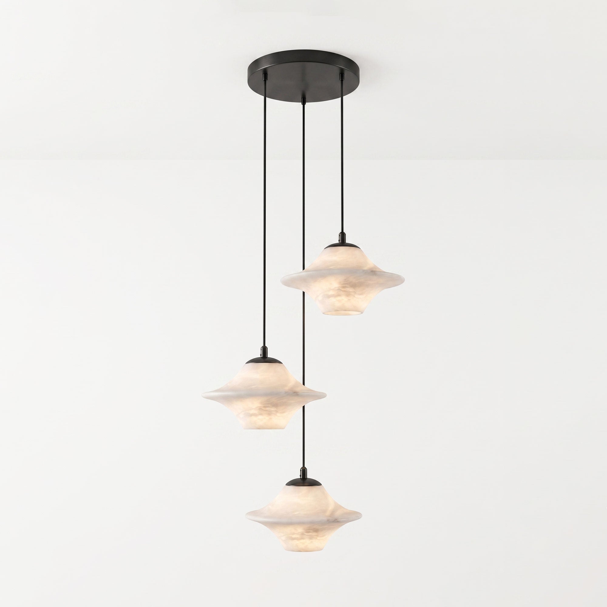 Saucer Alabaster Pendant Light