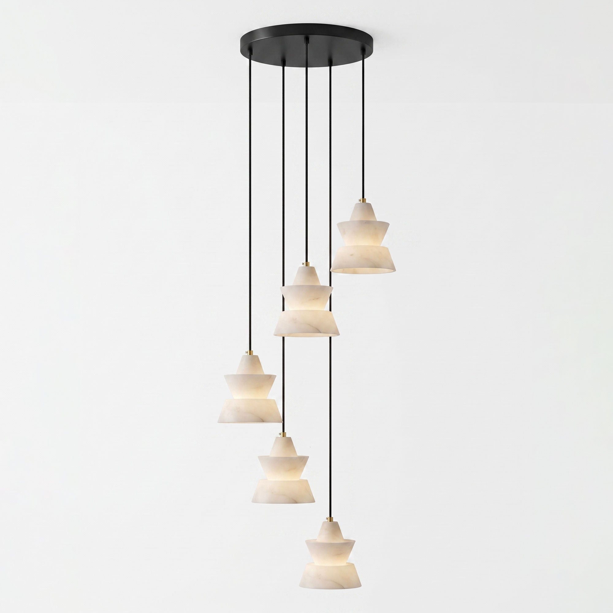 Trivola Alabaster Pendant Light