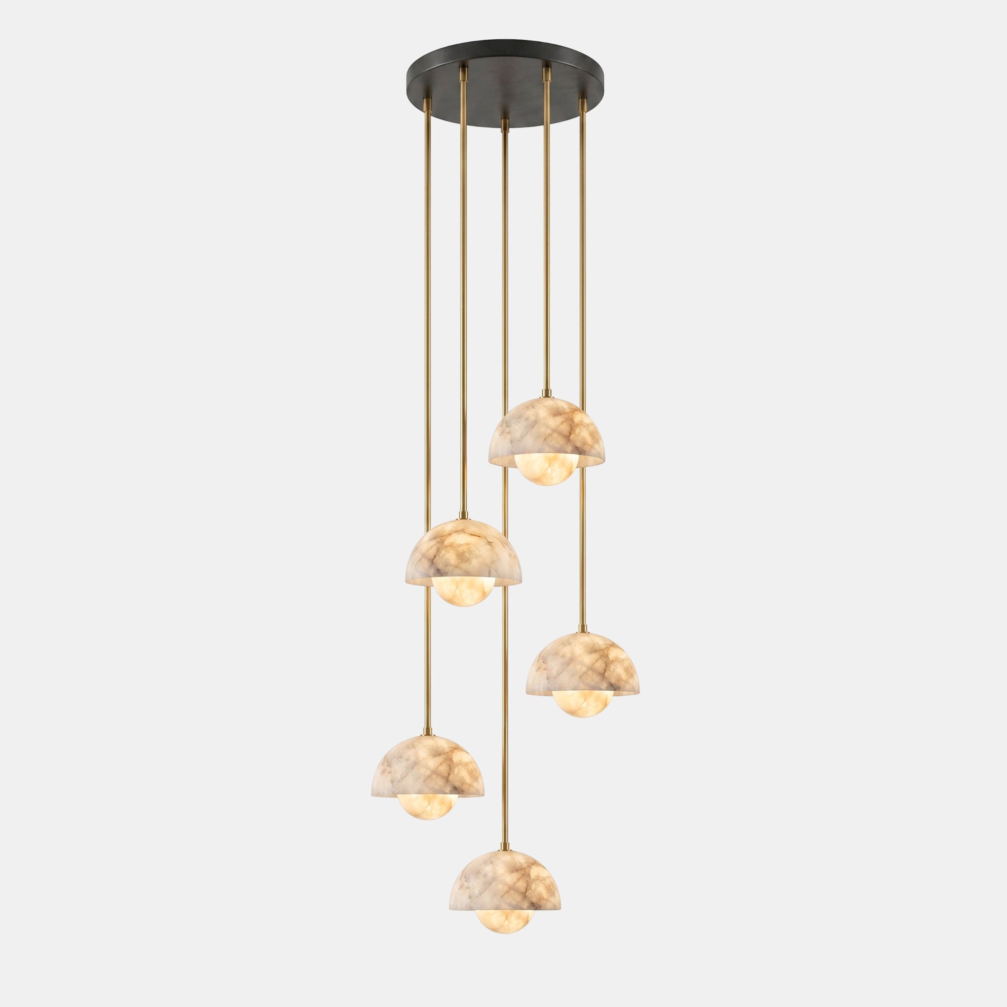 Alabaster Bud Pendant Lamp