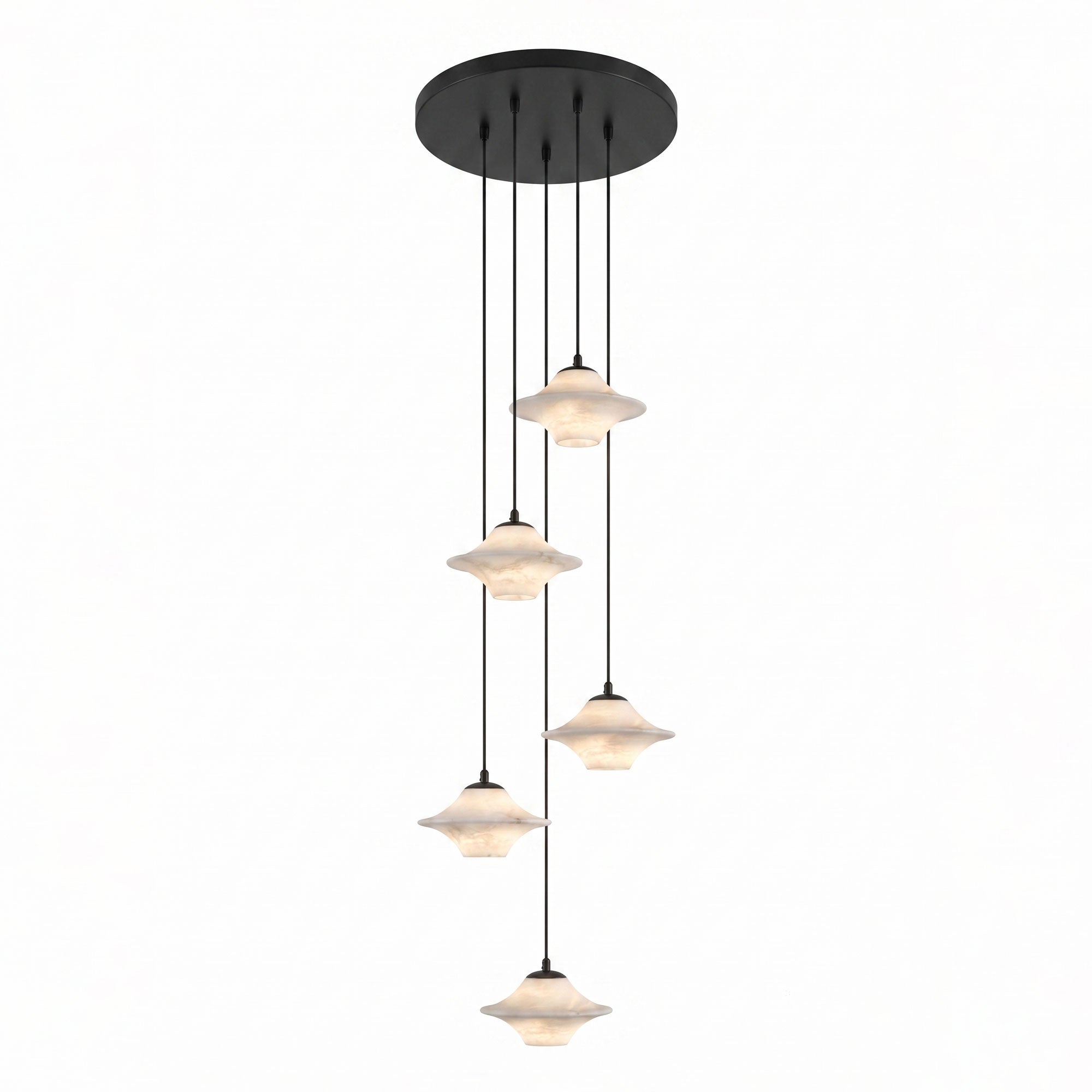 Saucer Alabaster Pendant Light