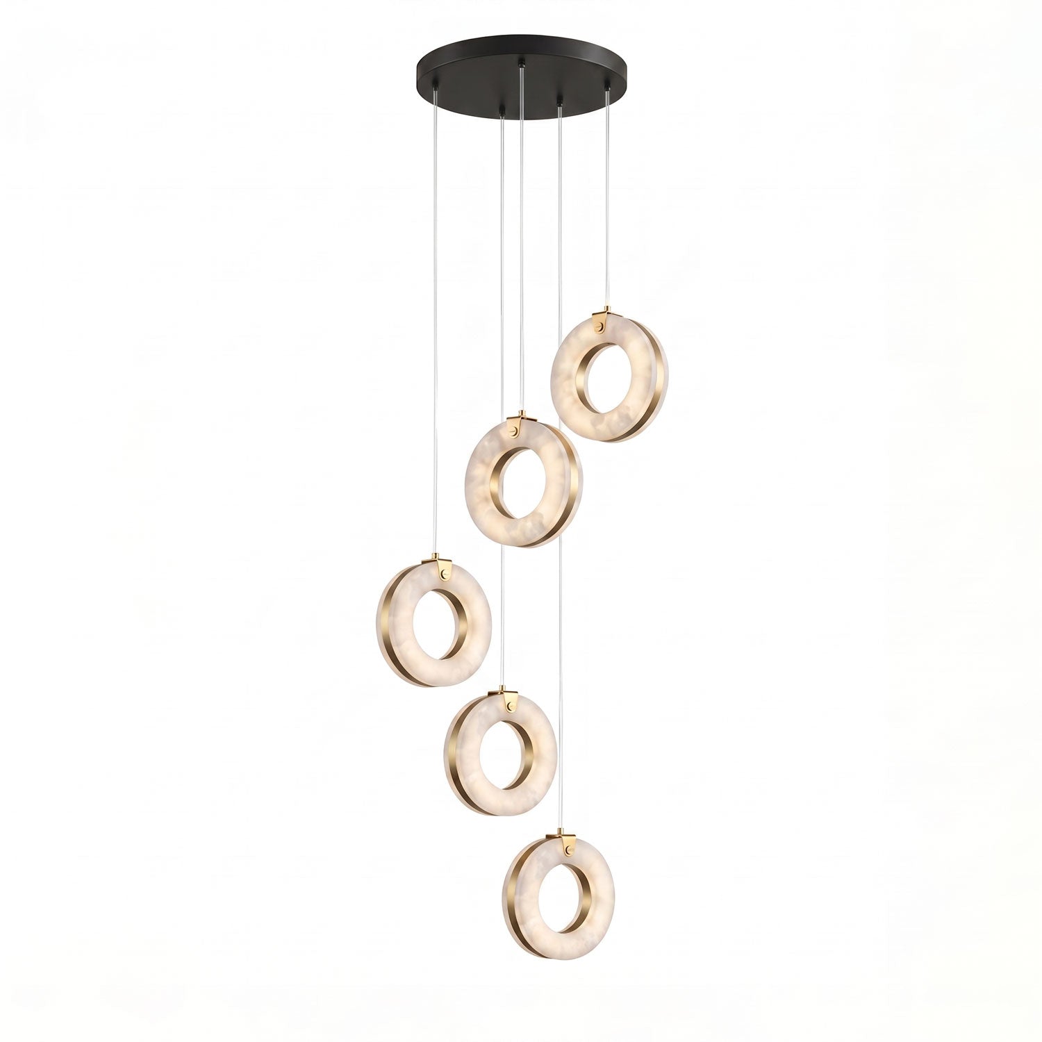 Alabaster Ring Pendant Light