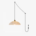 Alabaster Dome Swag Alabaster Pendant Lamp
