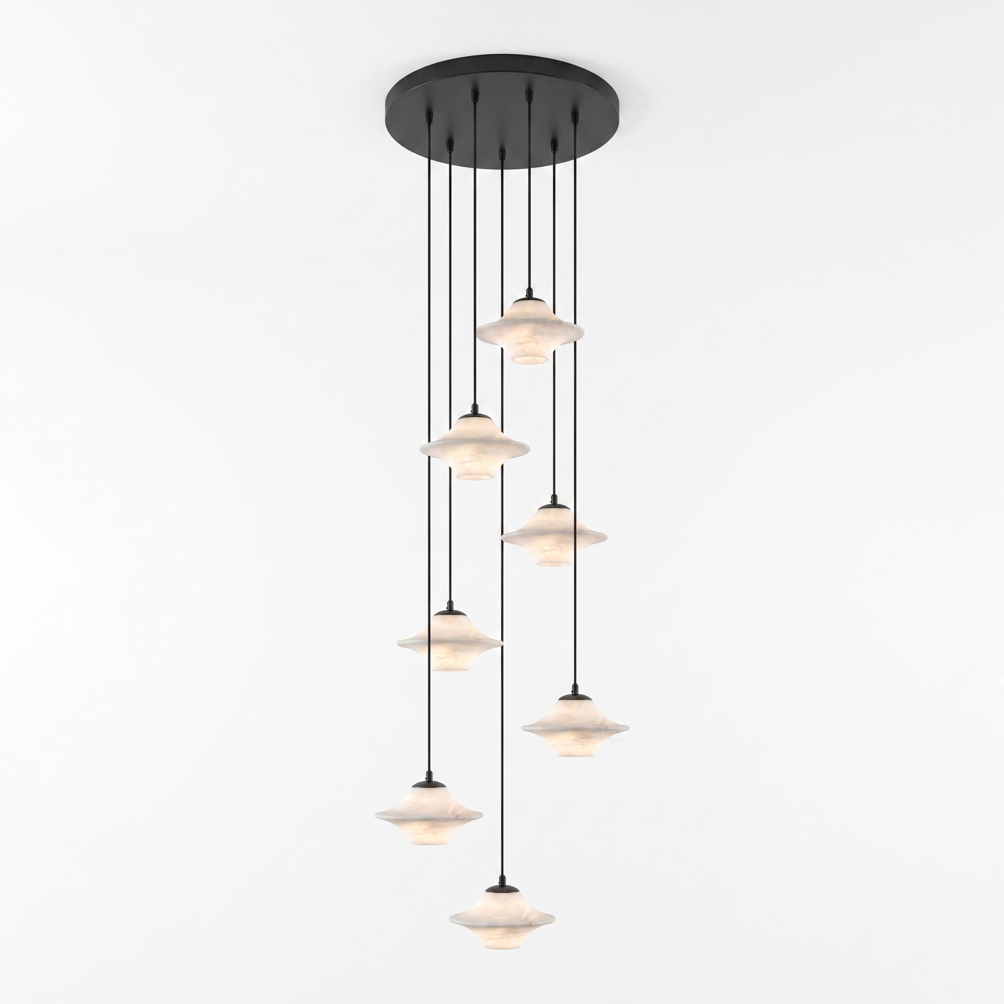 Saucer Alabaster Pendant Light