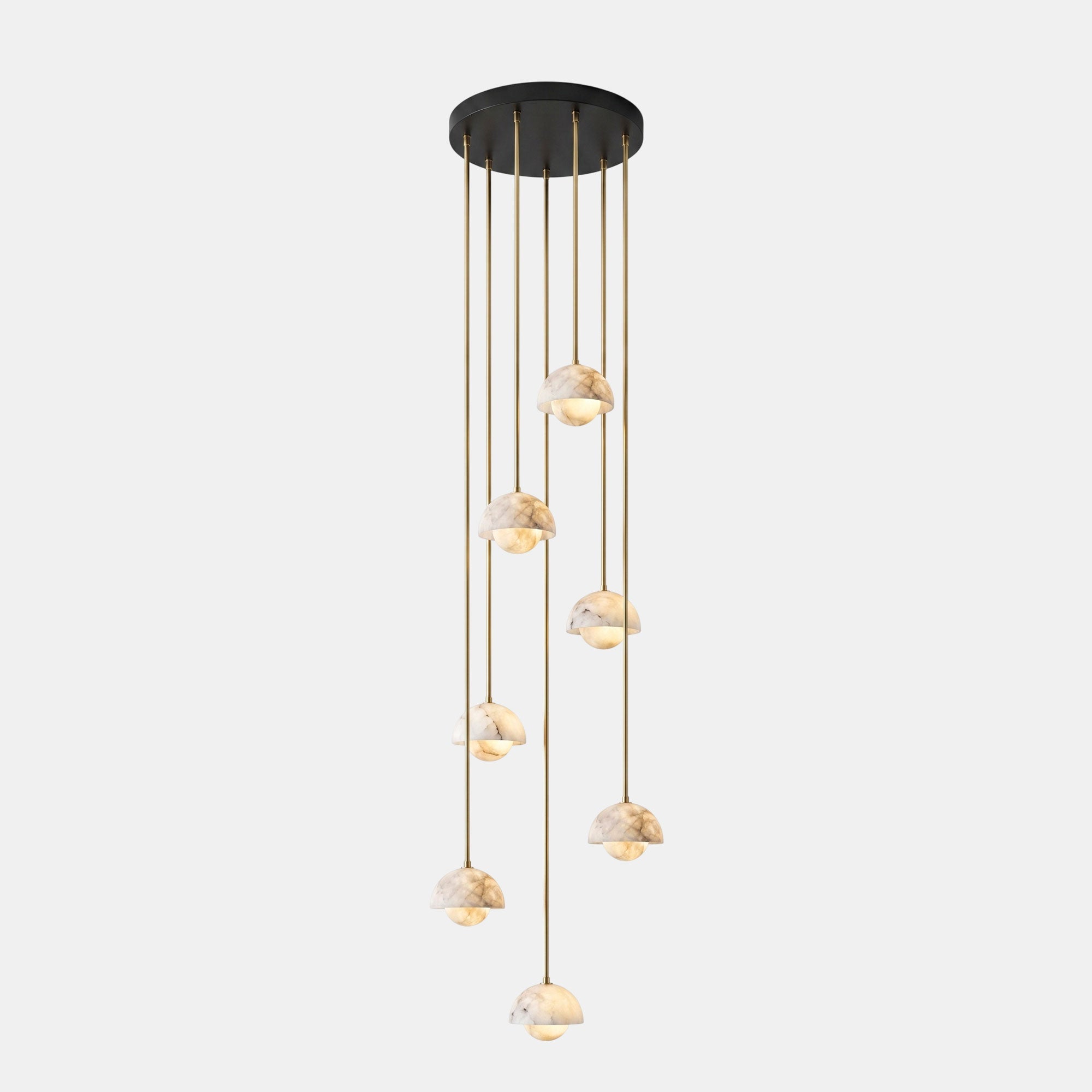 Alabaster Bud Pendant Lamp