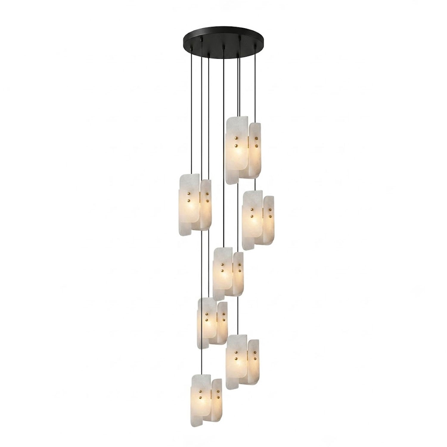 Megalith Mini Alabaster Pendant Light