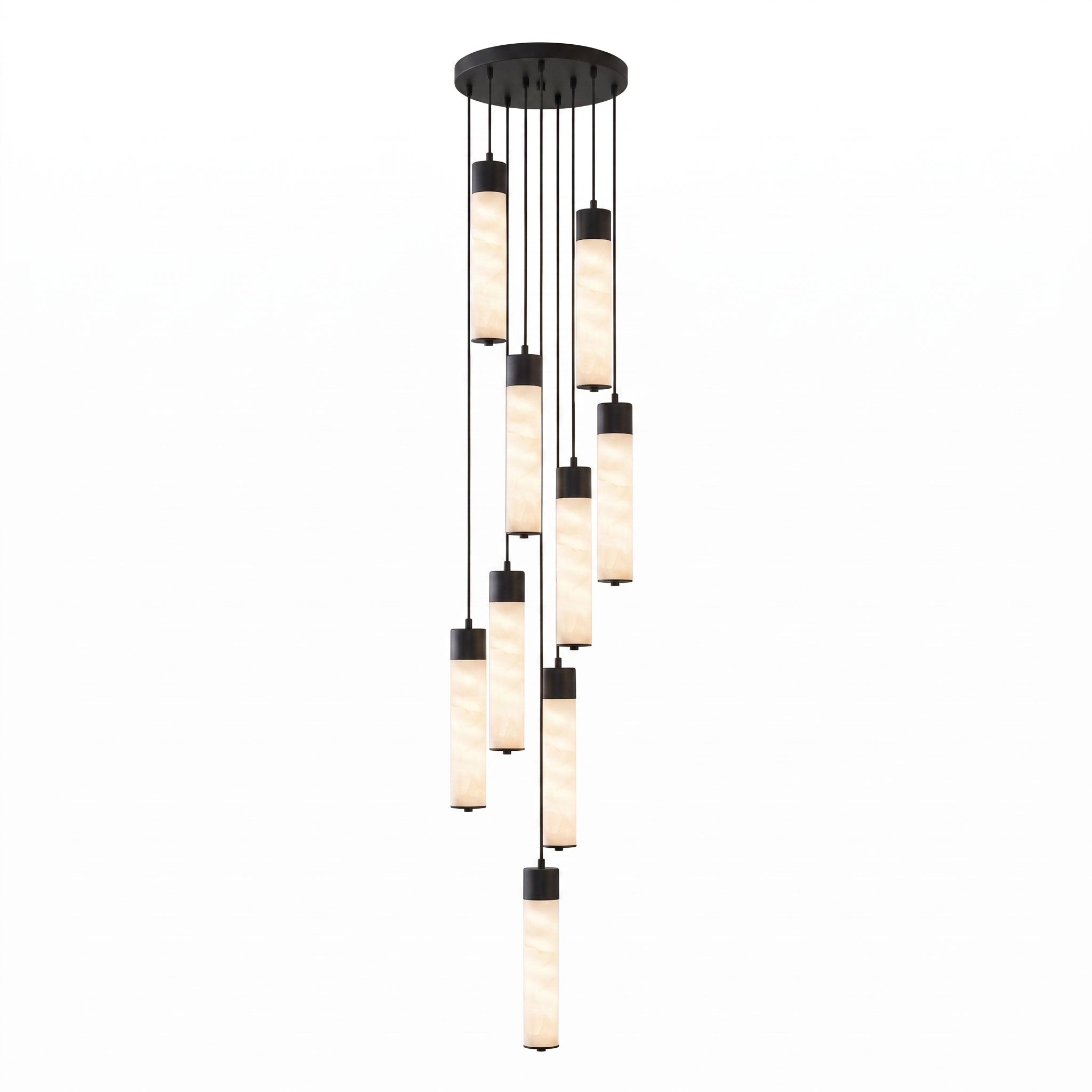 Alabaster Tala Brass Pendant Lamp
