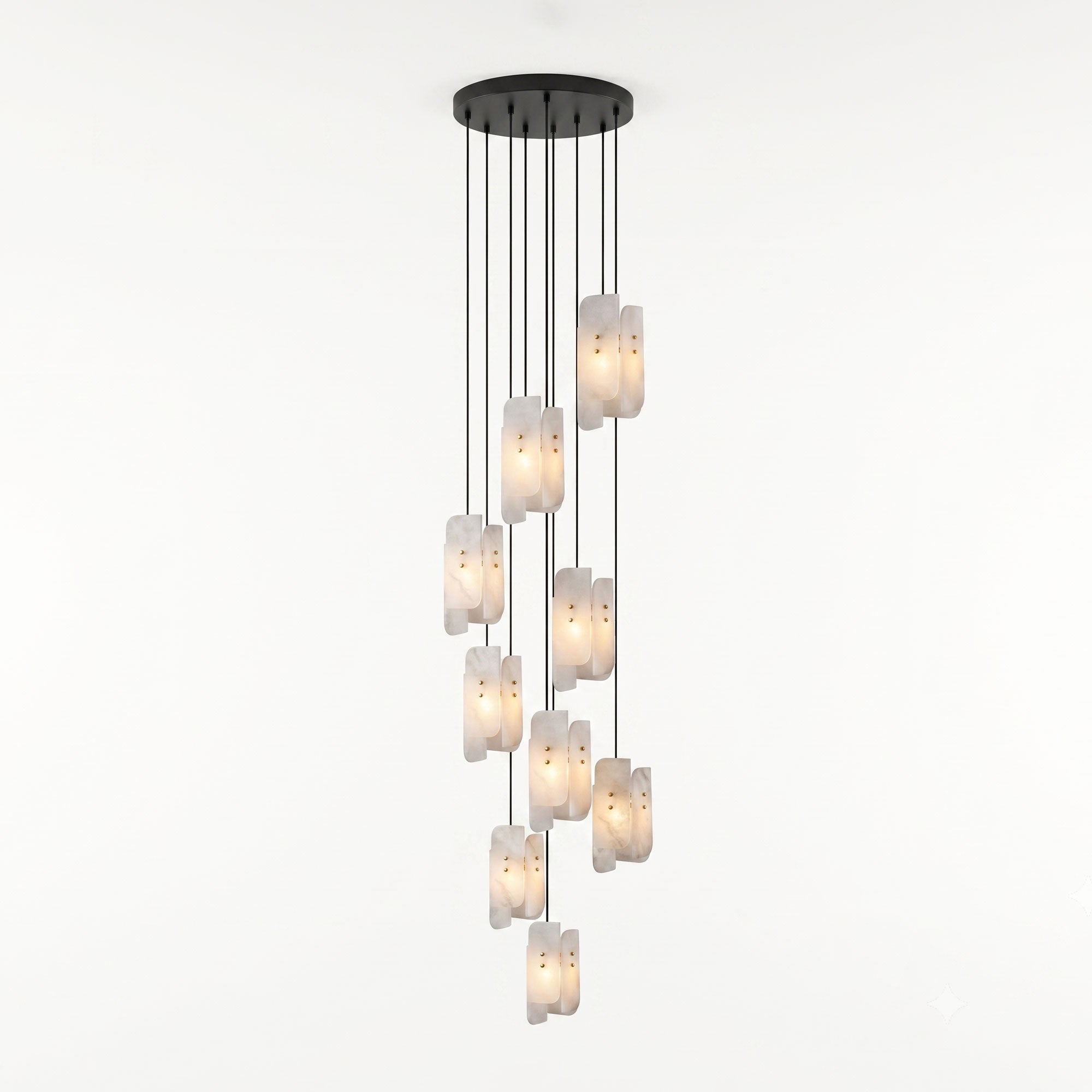 Megalith Mini Alabaster Pendant Light