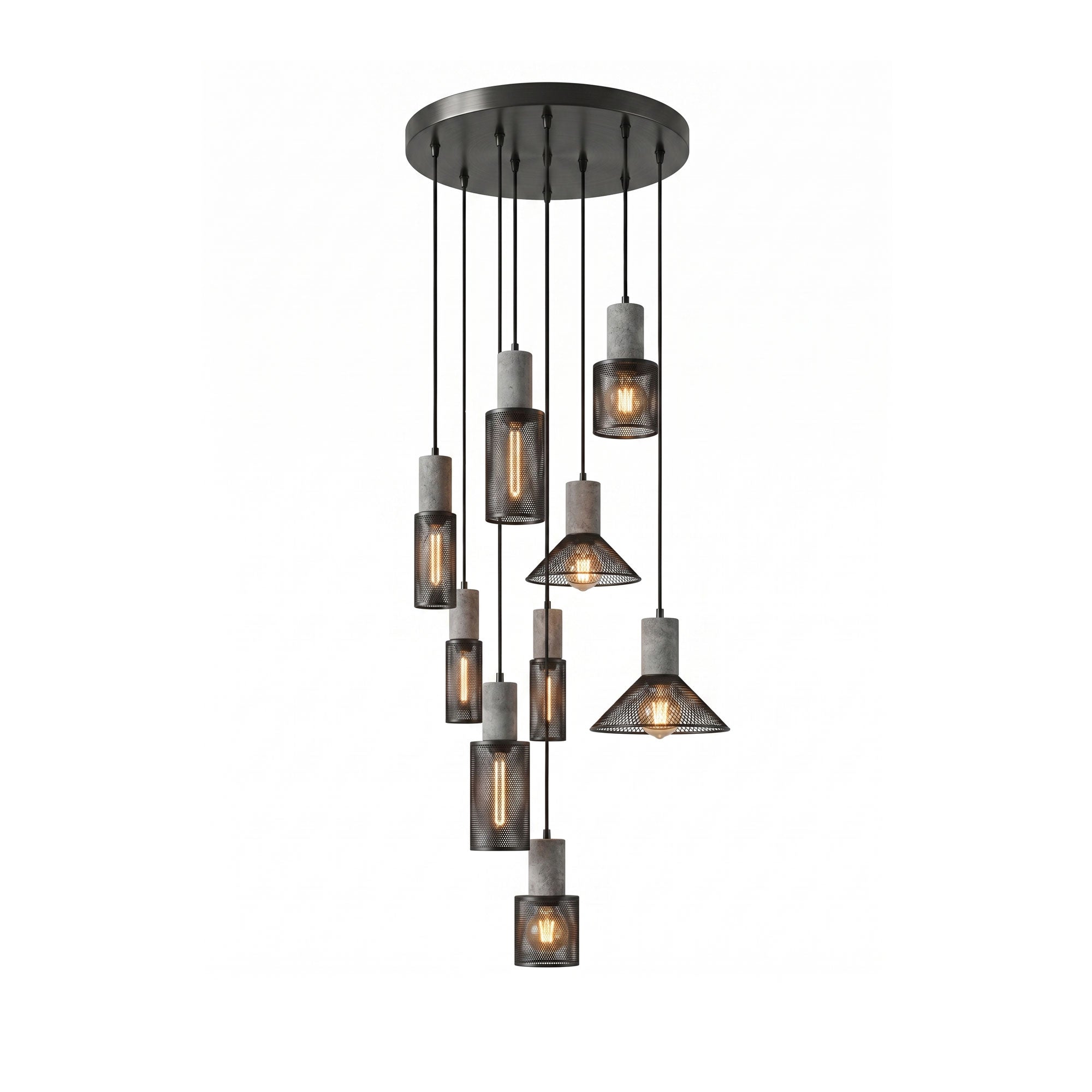 Cement Mesh Pendant Light