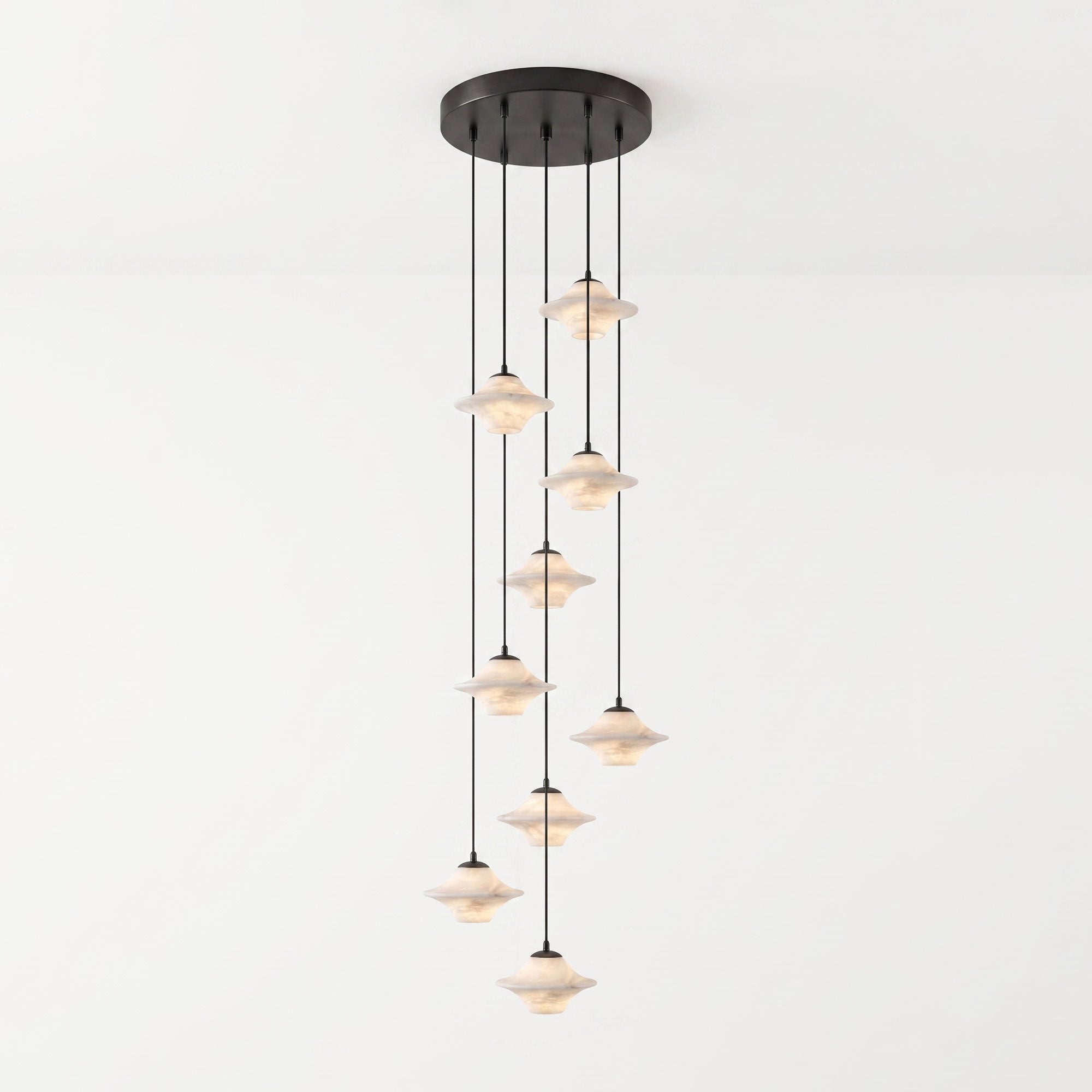 Saucer Alabaster Pendant Light