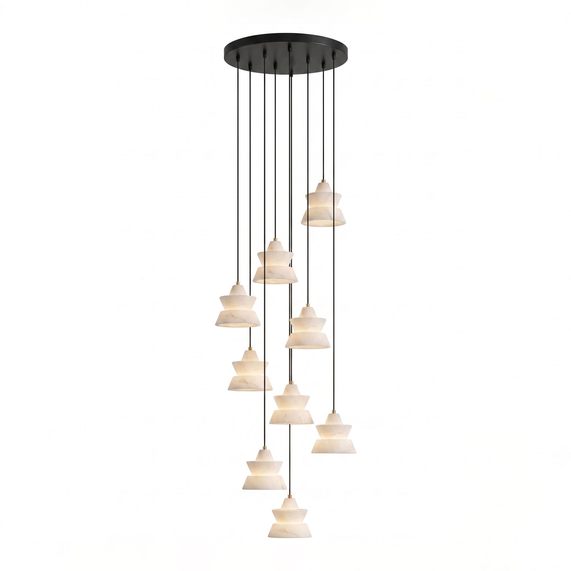 Trivola Alabaster Pendant Light