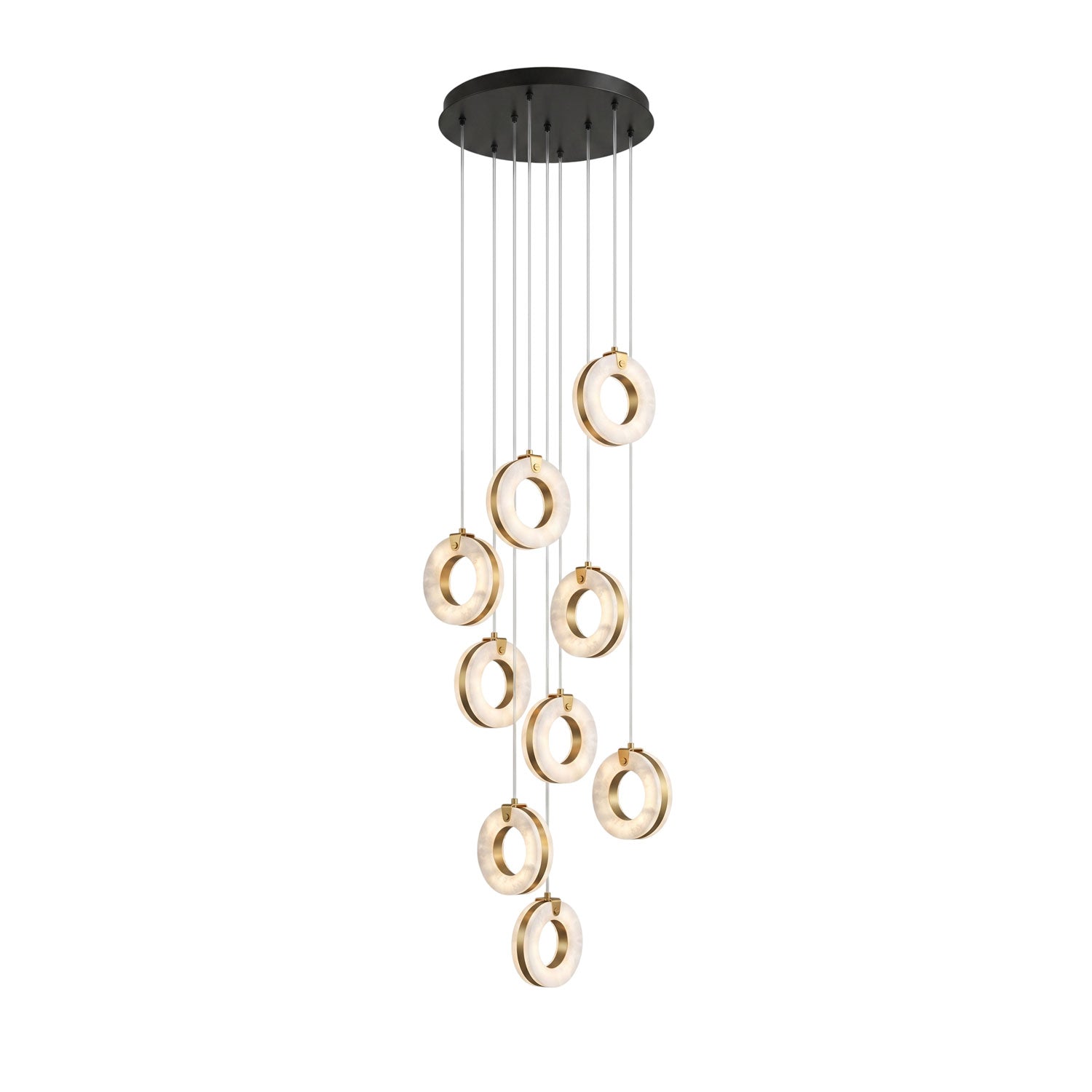 Alabaster Ring Pendant Light