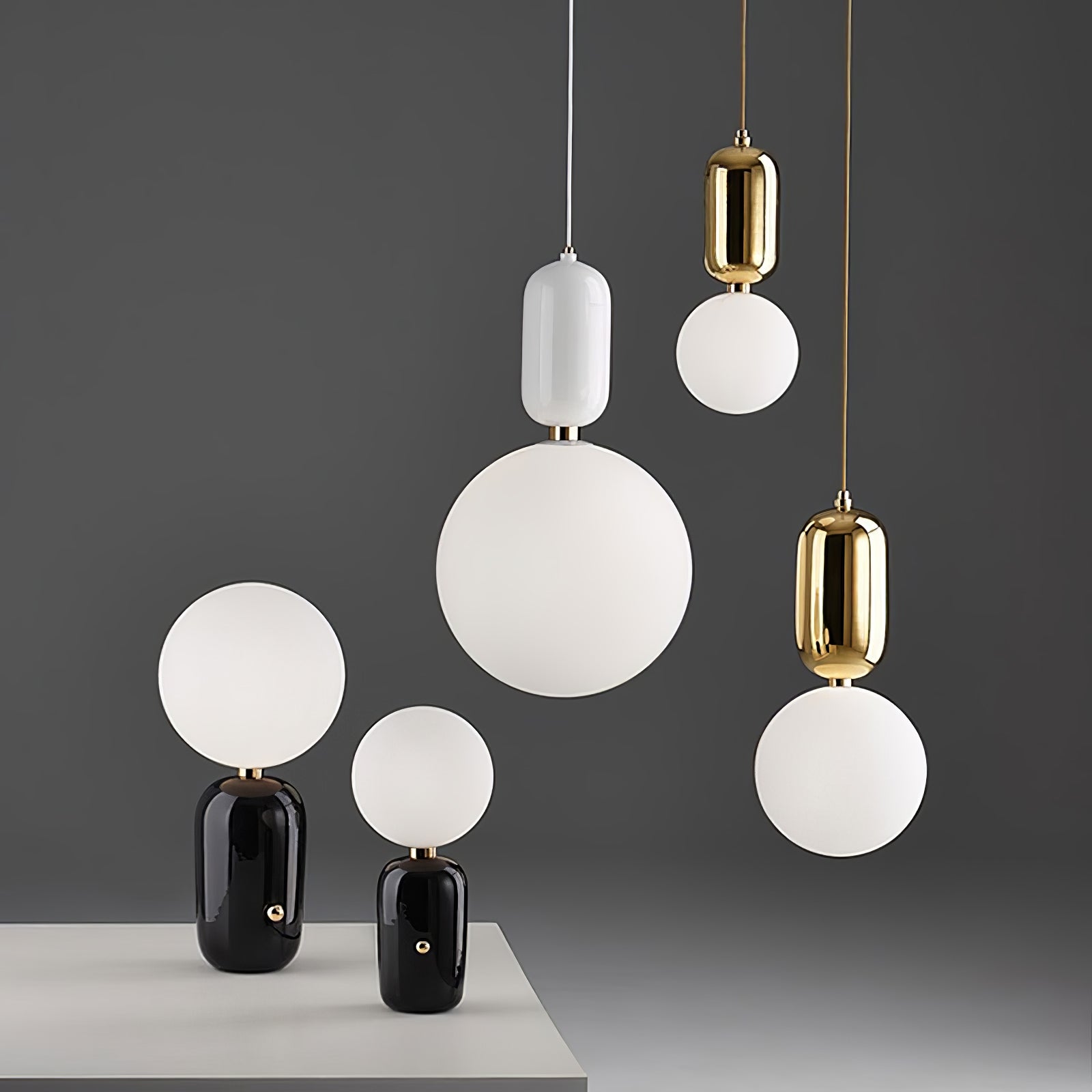 Capsule Globe Pendant Light