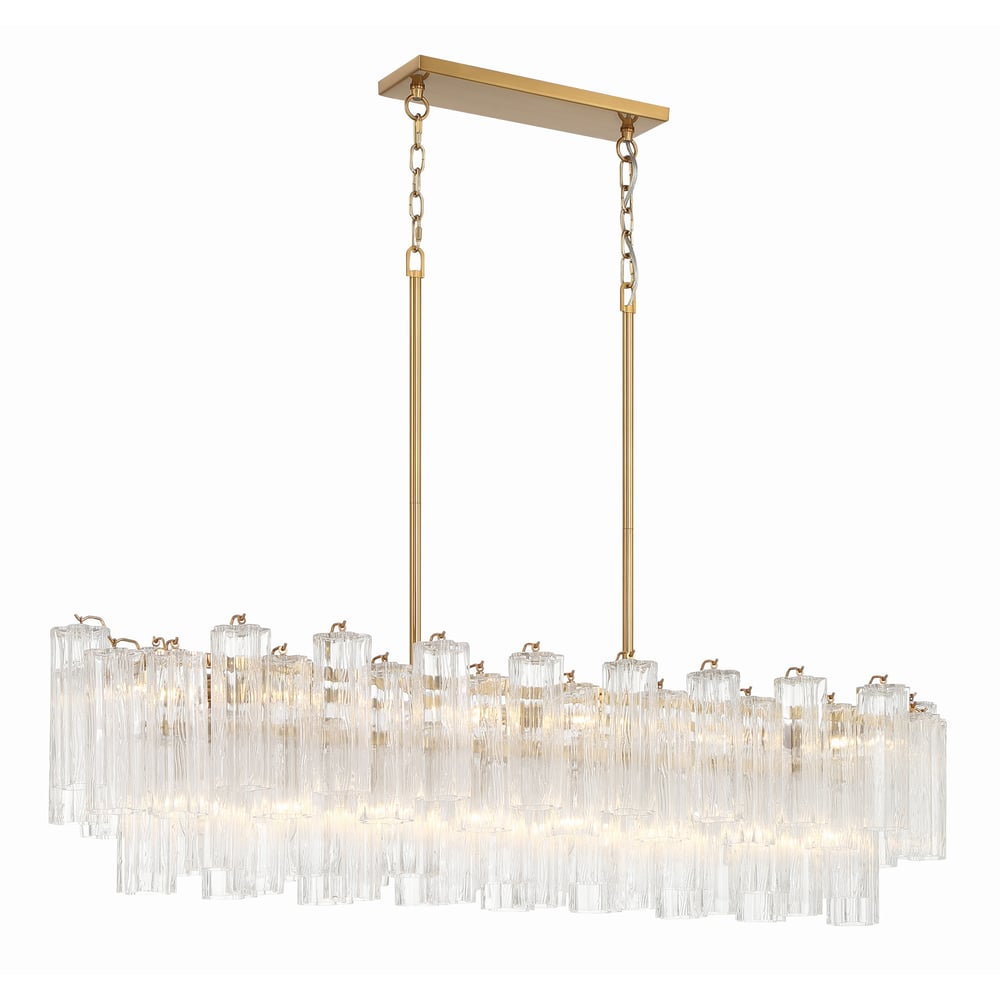 Eloria Glass Linear Chandelier