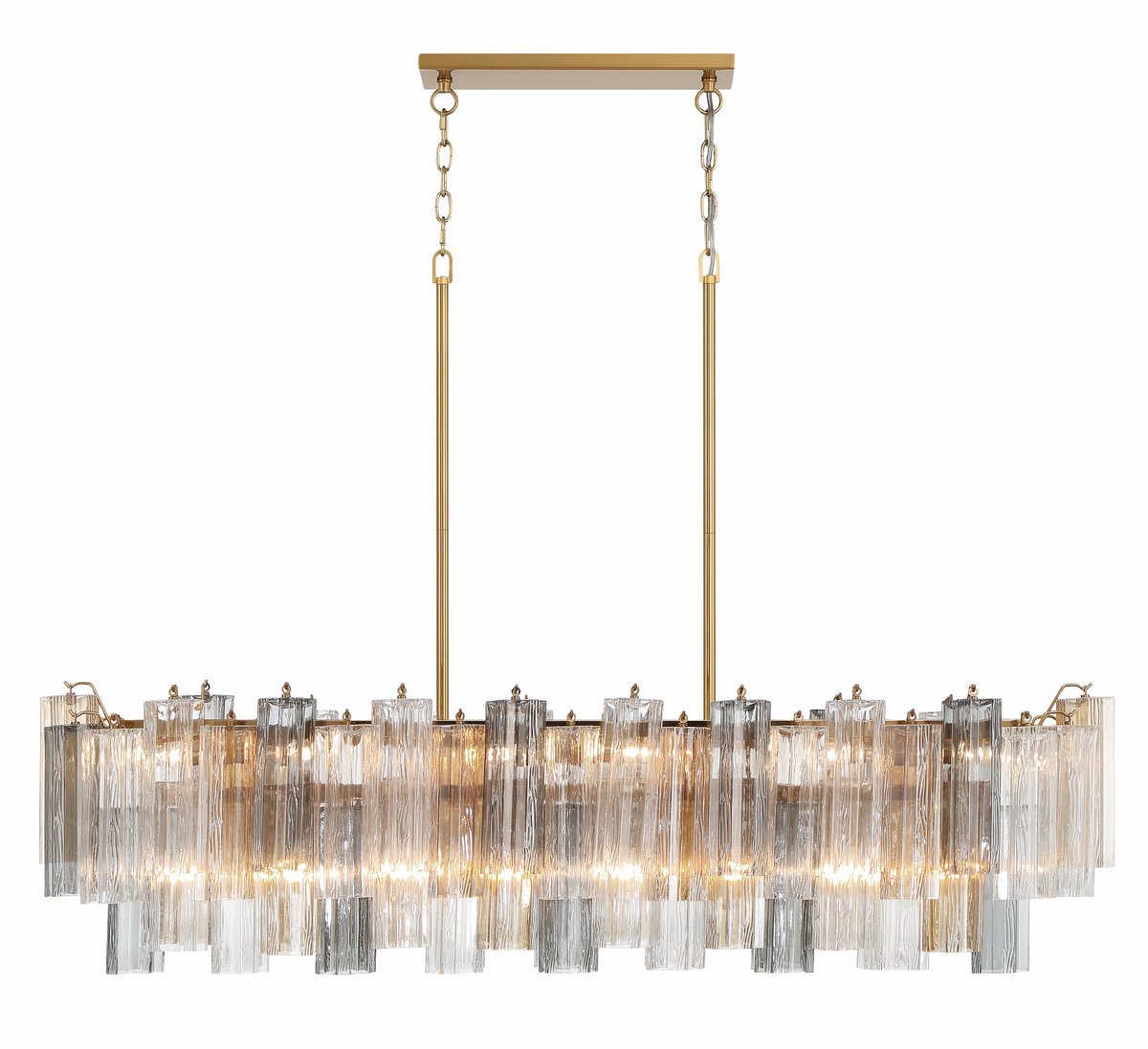 Eloria Glass Linear Chandelier