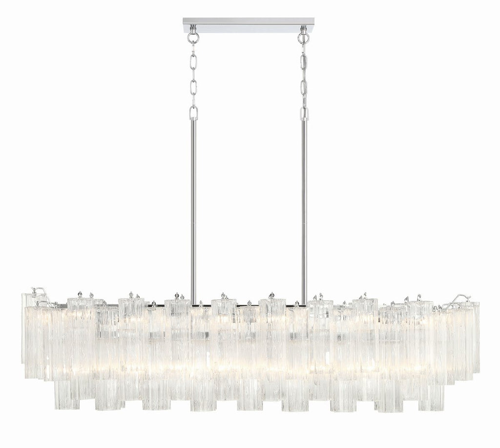 Eloria Glass Linear Chandelier
