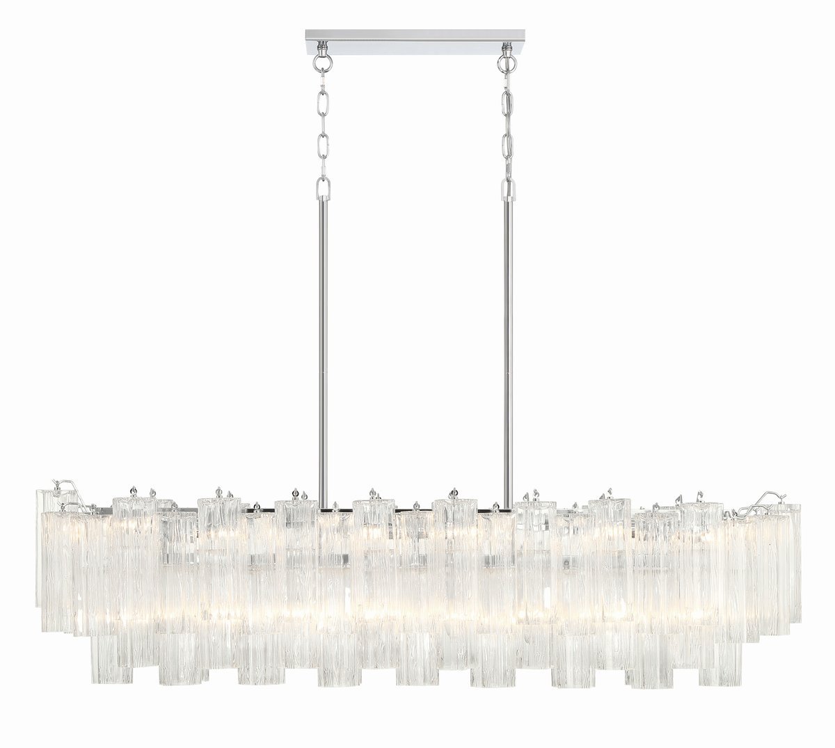 Eloria Glass Linear Chandelier
