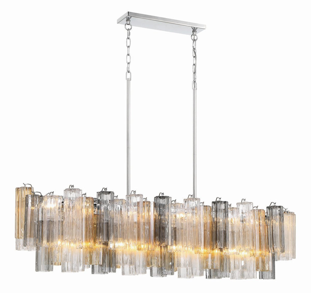Eloria Glass Linear Chandelier
