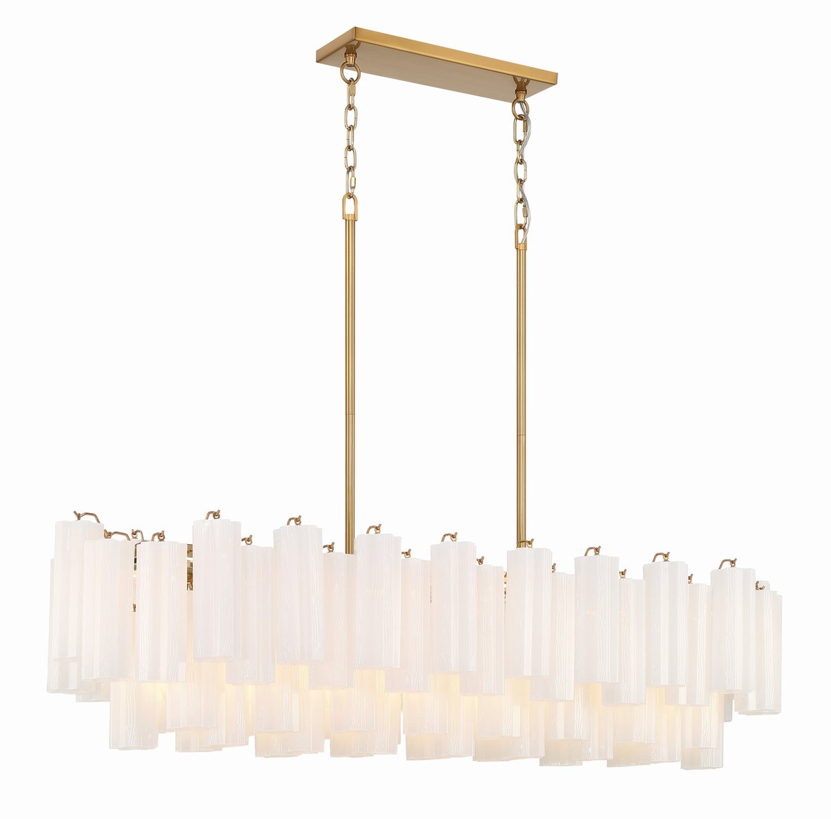 Eloria Glass Linear Chandelier