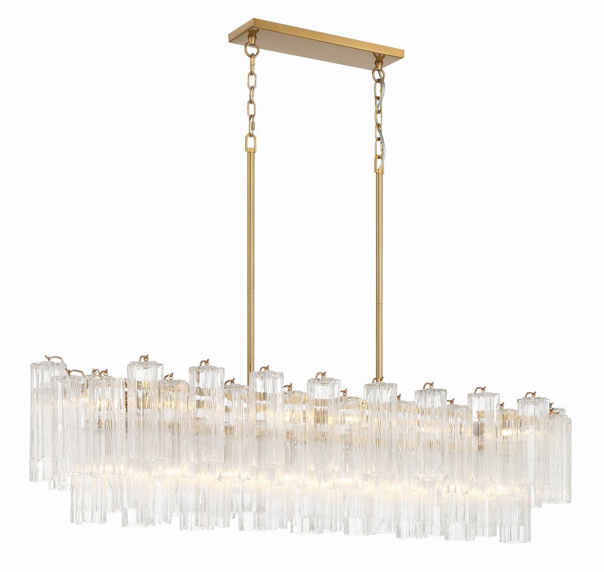 Eloria Glass Linear Chandelier