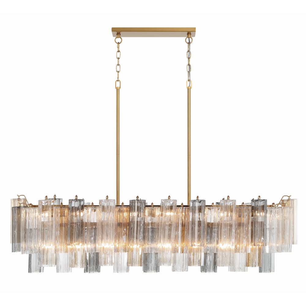 Eloria Glass Linear Chandelier