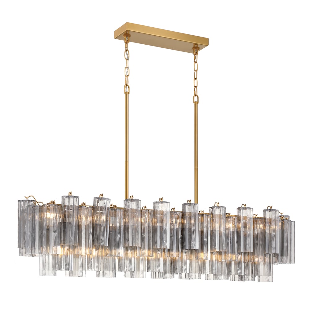 Eloria Glass Linear Chandelier