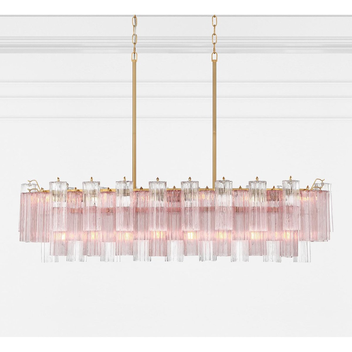 Eloria Glass Linear Chandelier