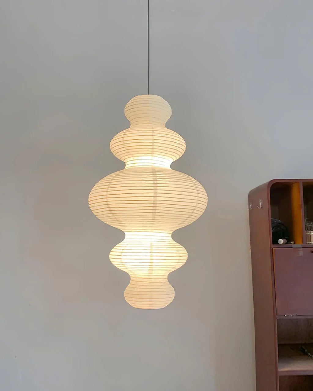 Kozo Paper Metal Pendant Lamp