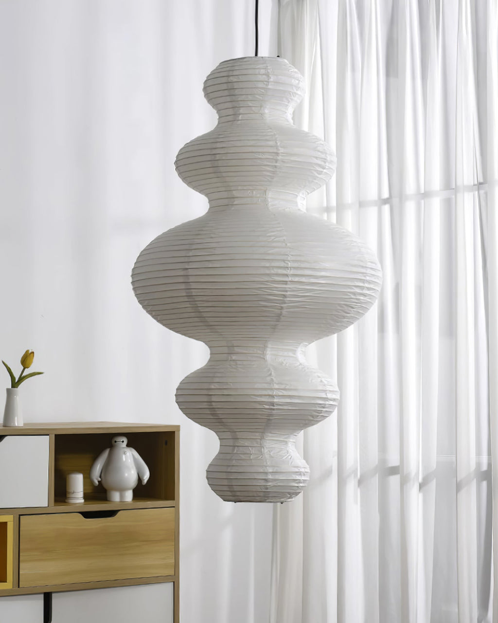 Kozo Paper Tower Swag Pendant