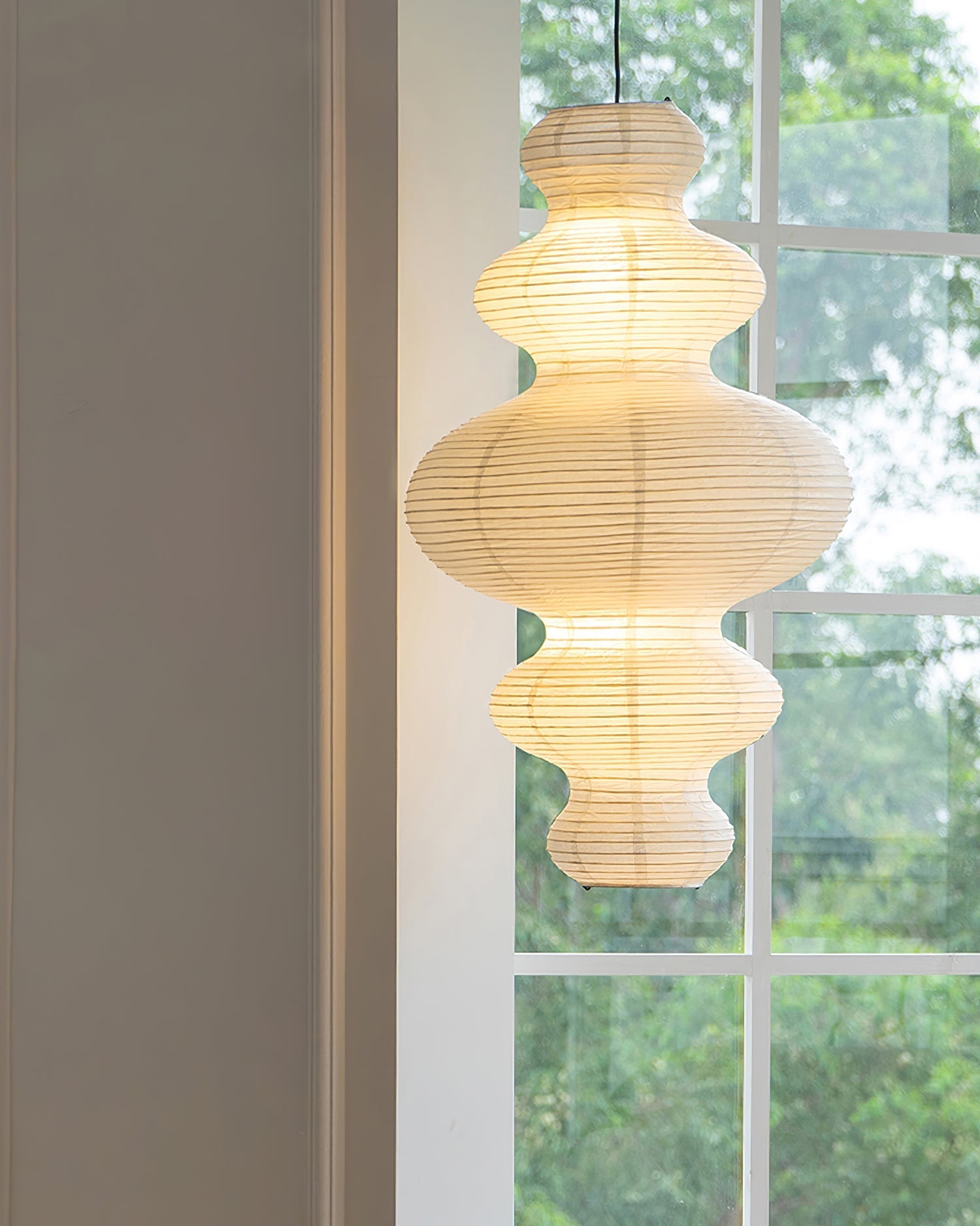 Kozo Paper Tower Swag Pendant