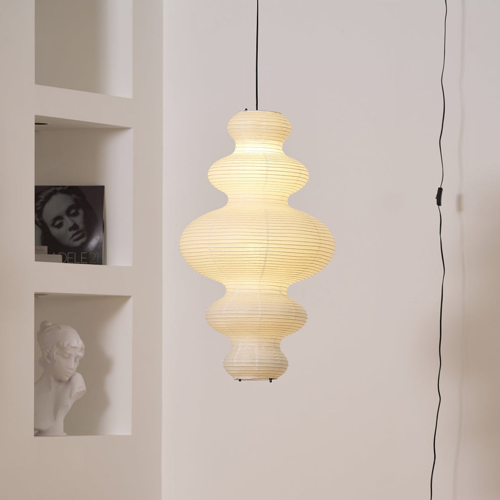 Kozo Paper Tower Swag Pendant