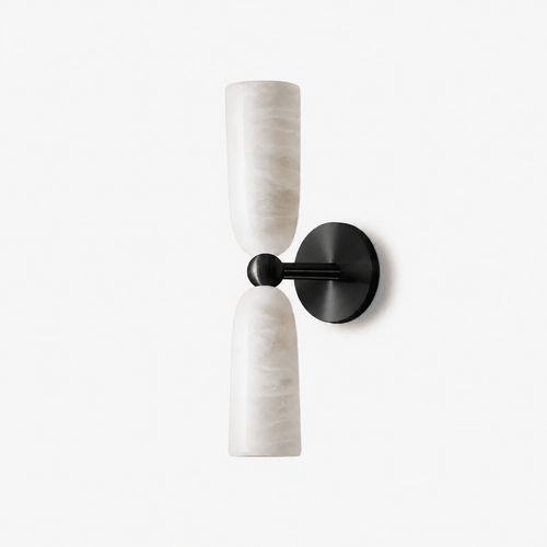 Alabaster Bell Wall Sconce