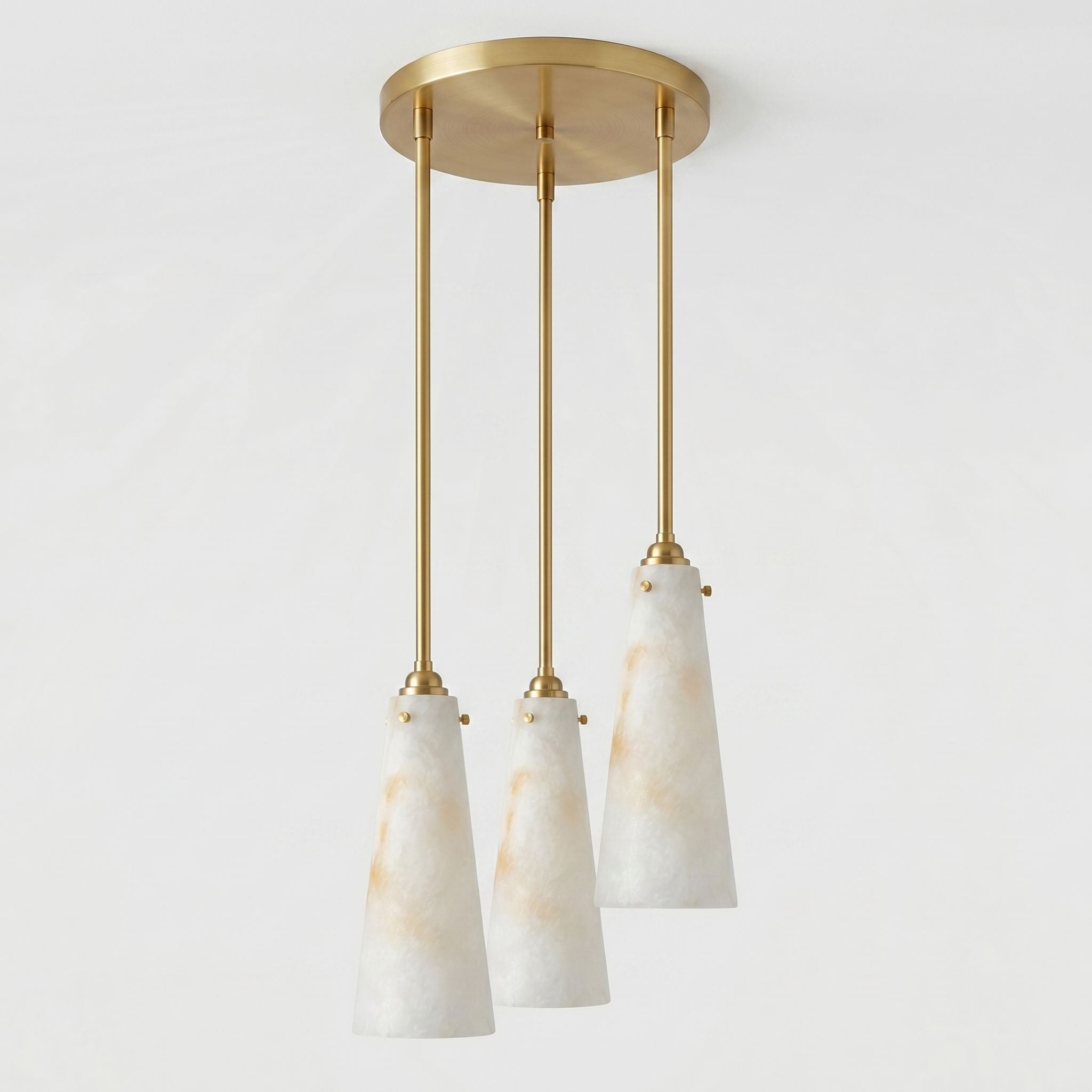 Solenne Alabaster Cluster Pendant Light