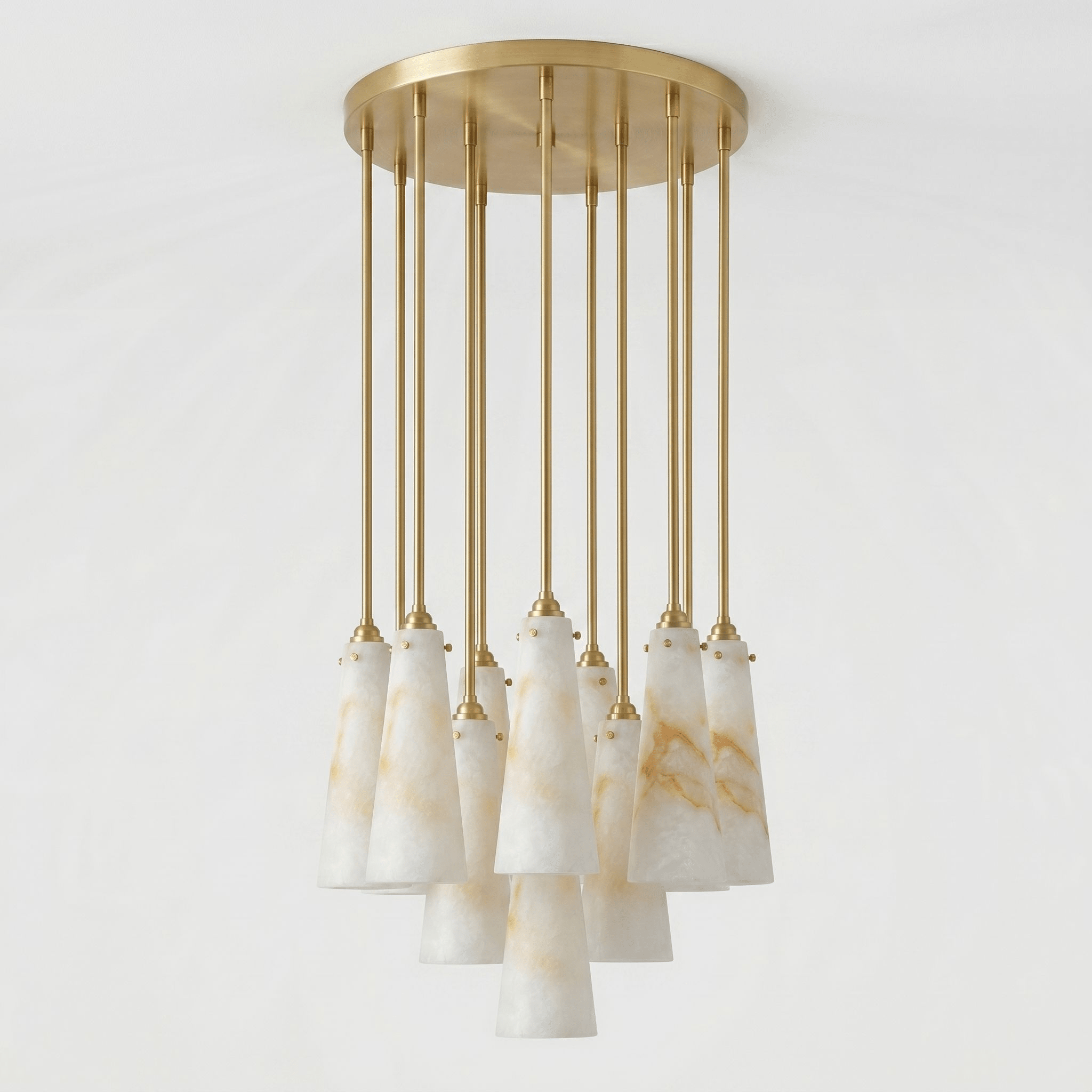 Solenne Alabaster Cluster Pendant Light