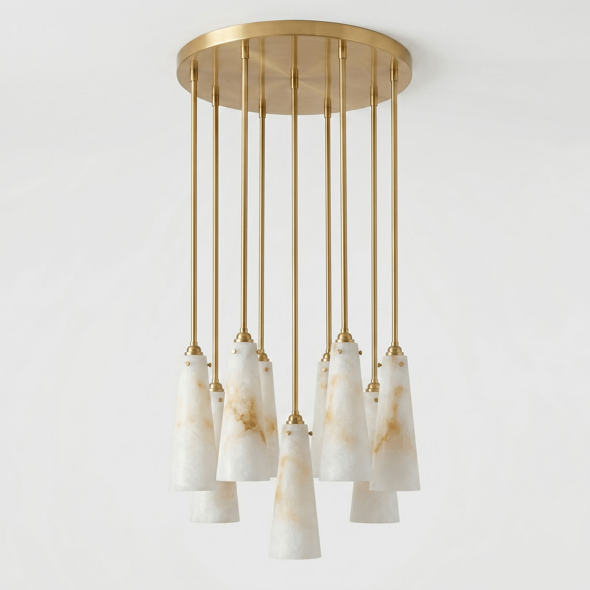 Solenne Alabaster Cluster Pendant Light