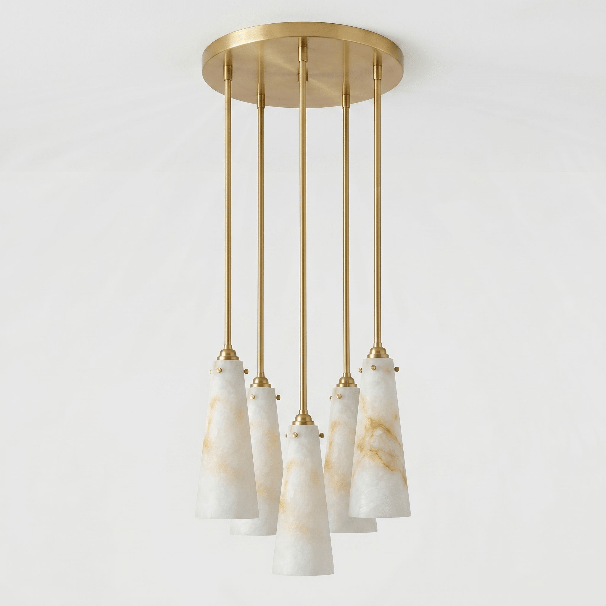 Solenne Alabaster Cluster Pendant Light