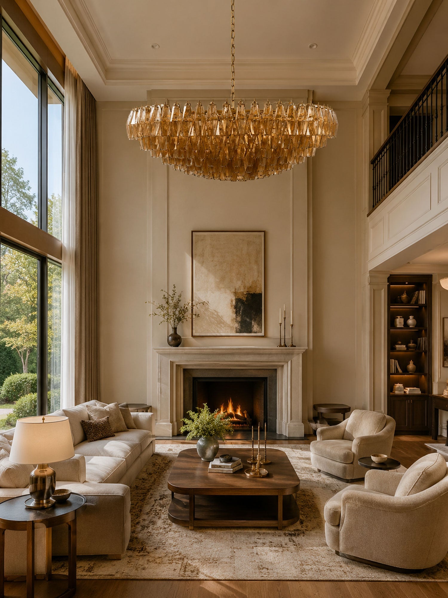 Amber Sorrento Chandelier