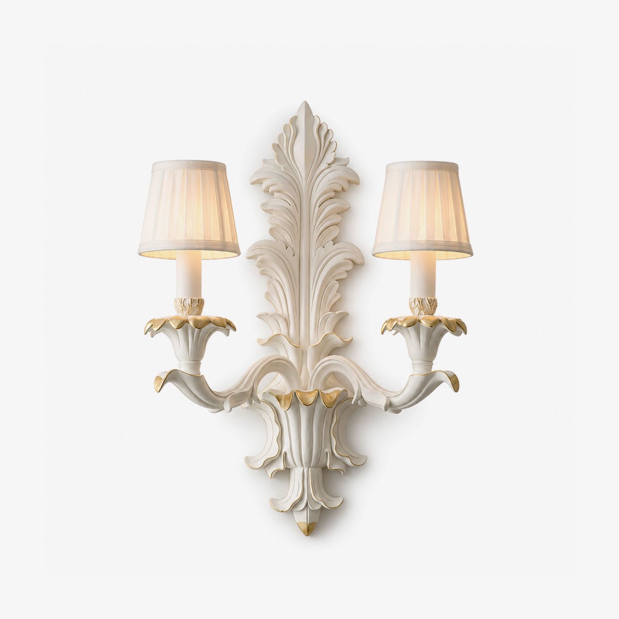 Amelie Resin Leaf Wall Sconce