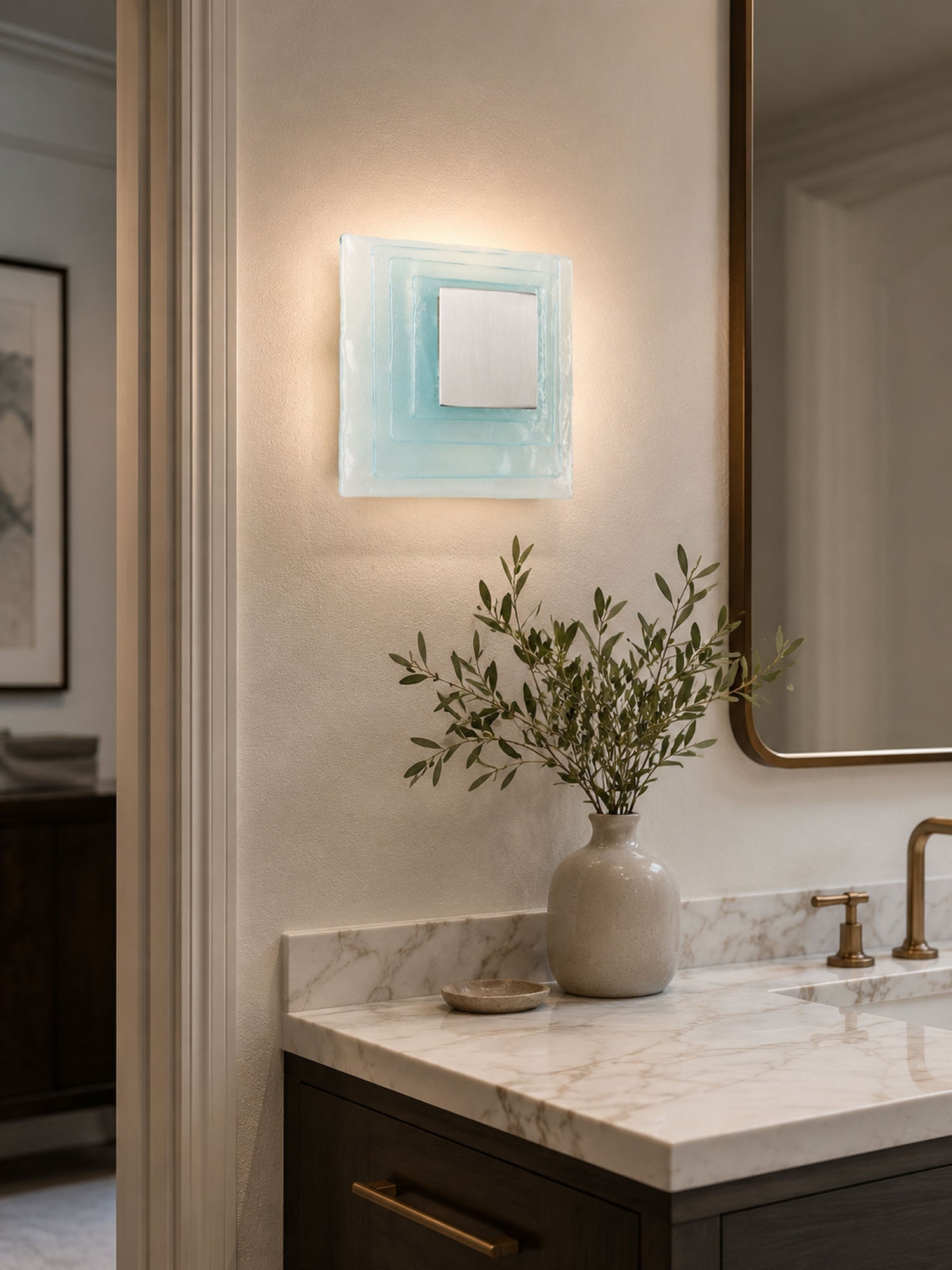 Aqua Cascade Sconce