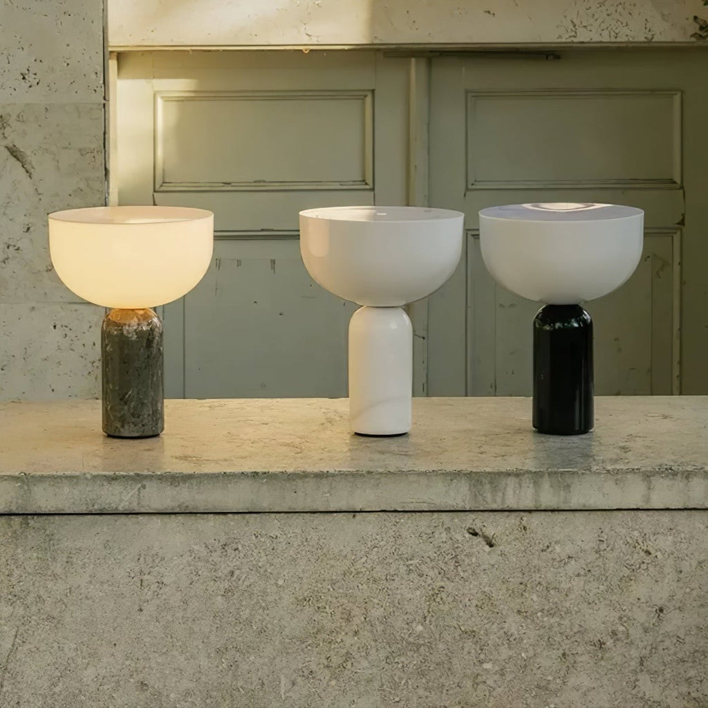 Arno Sphere Marble Table Lamp