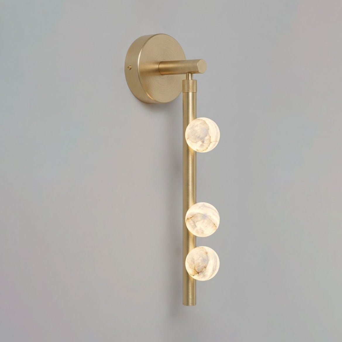 Asteria Alabaster Multi-Globe Wall Sconce