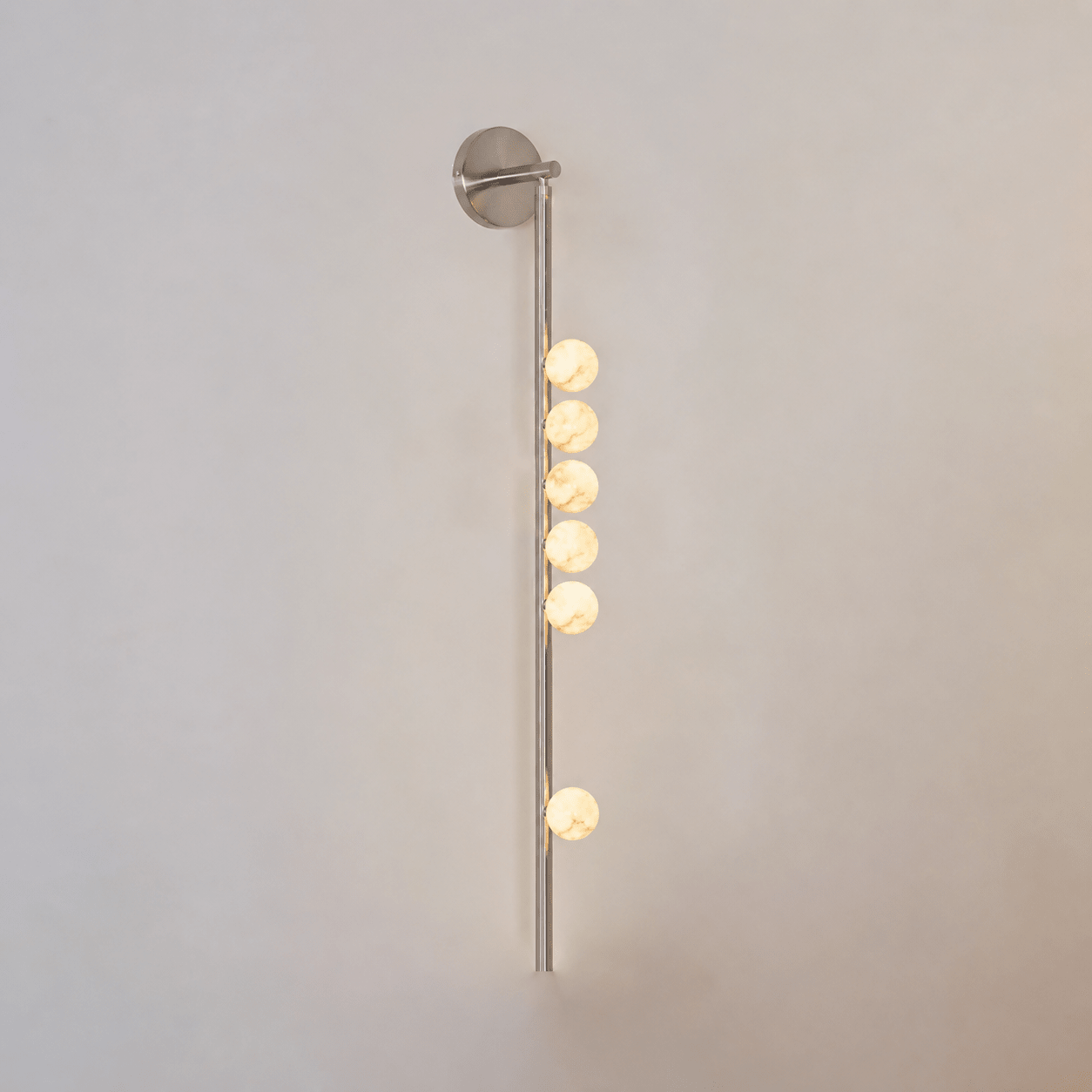 Asteria Alabaster Multi-Globe Wall Sconce