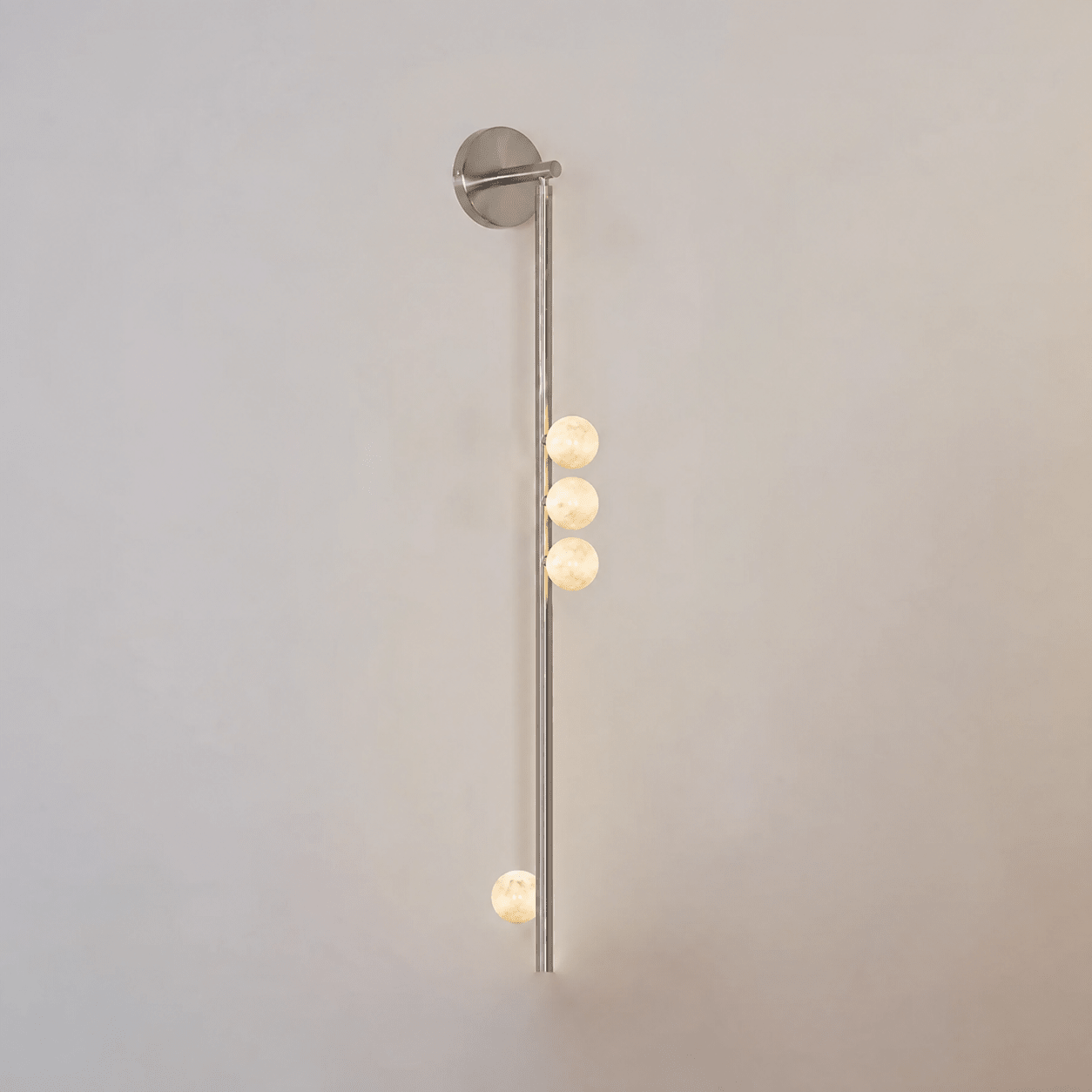 Asteria Alabaster Multi-Globe Wall Sconce