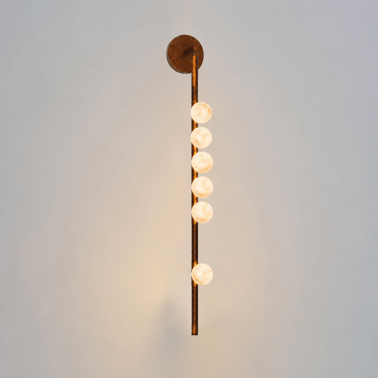 Asteria Alabaster Multi-Globe Wall Sconce