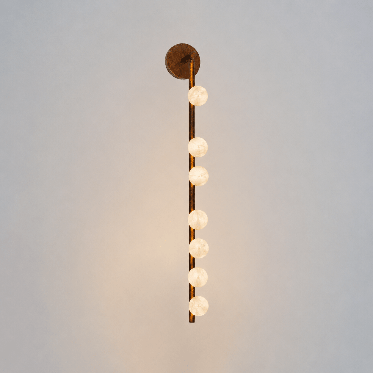Asteria Alabaster Multi-Globe Wall Sconce