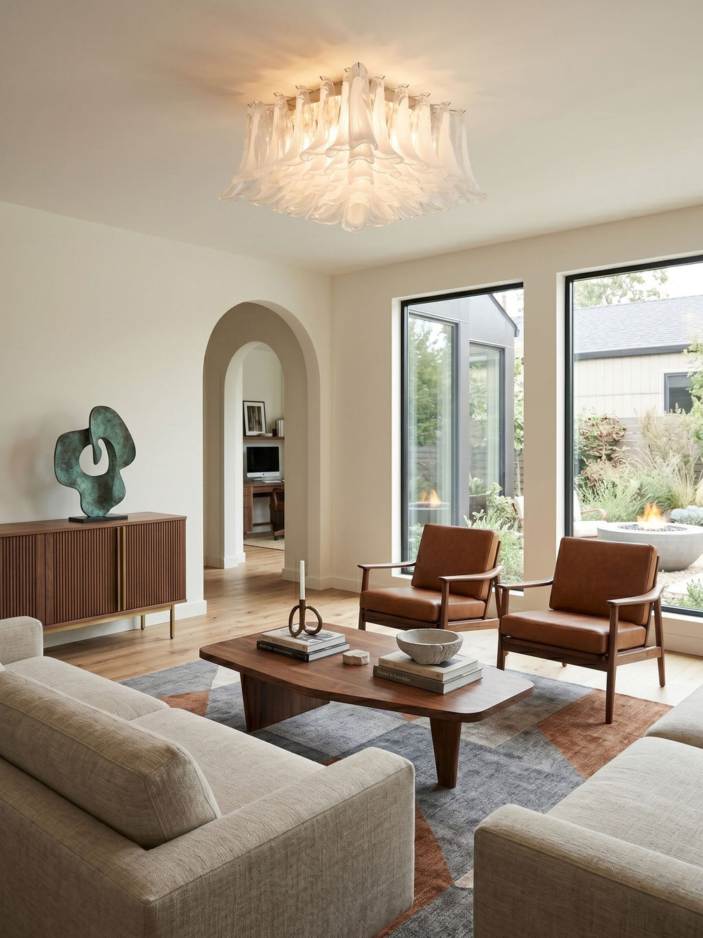 Aurielis Glass Ceiling Light