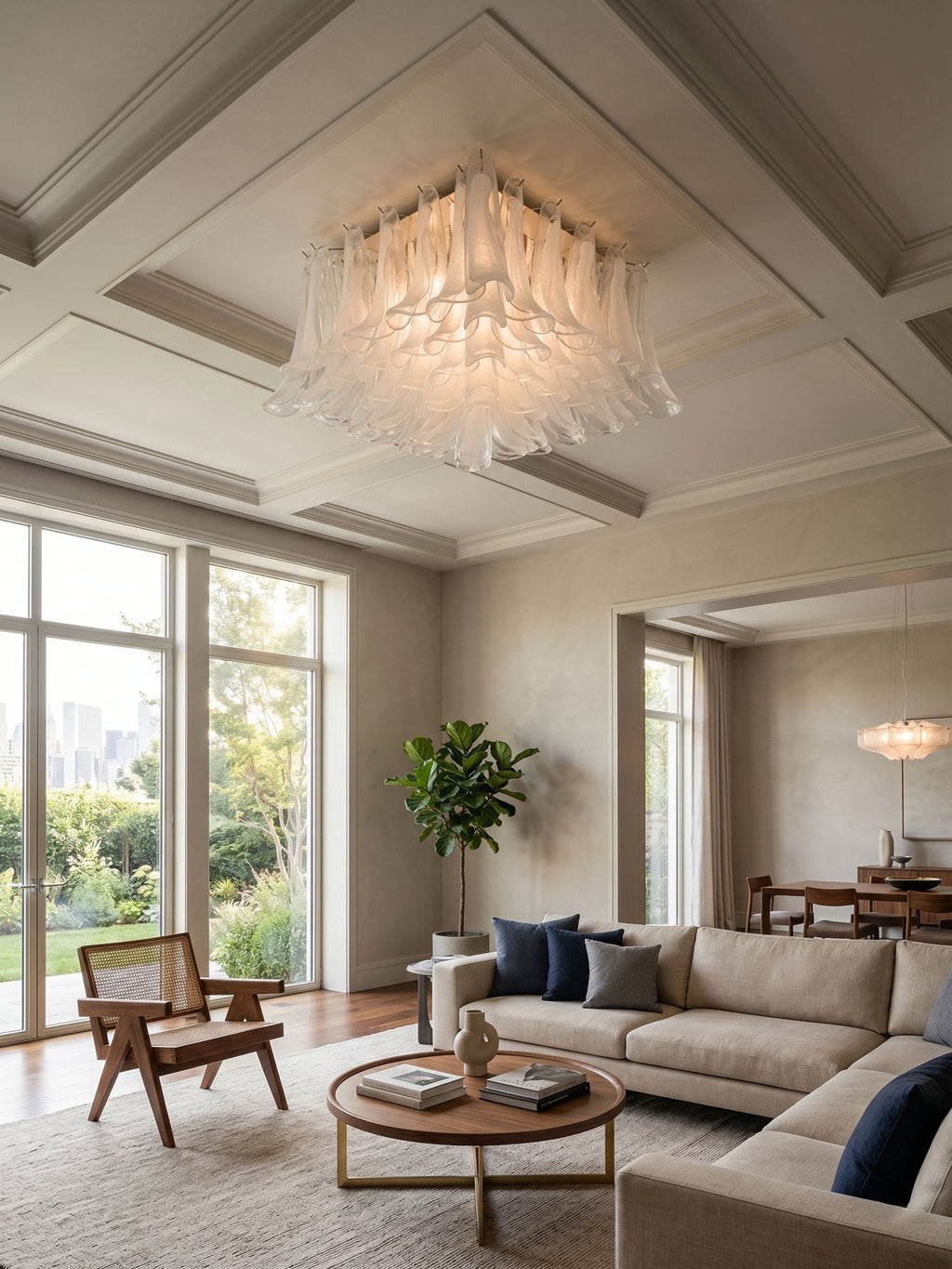 Aurielis Glass Ceiling Light