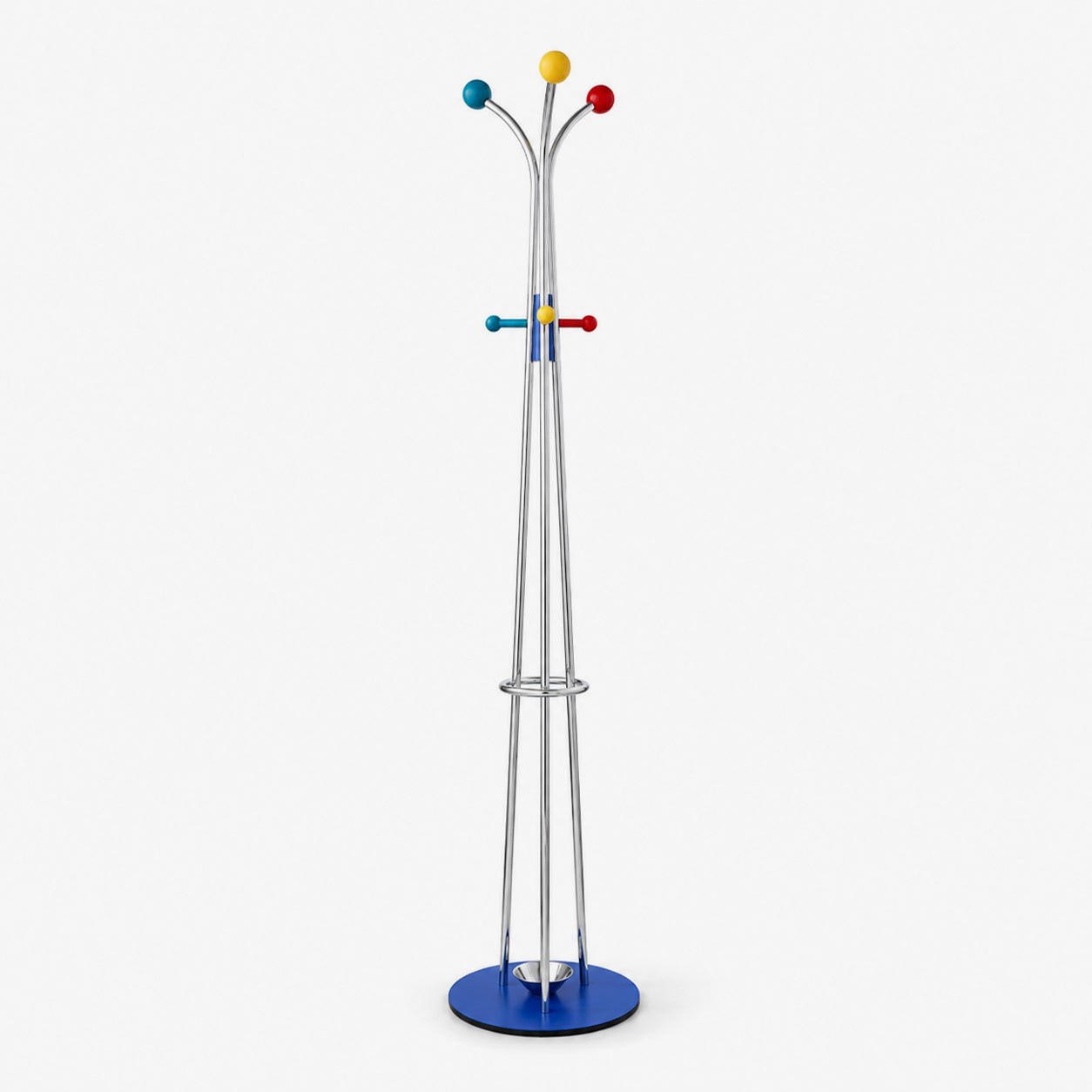 Ball Top Standing Coat Rack