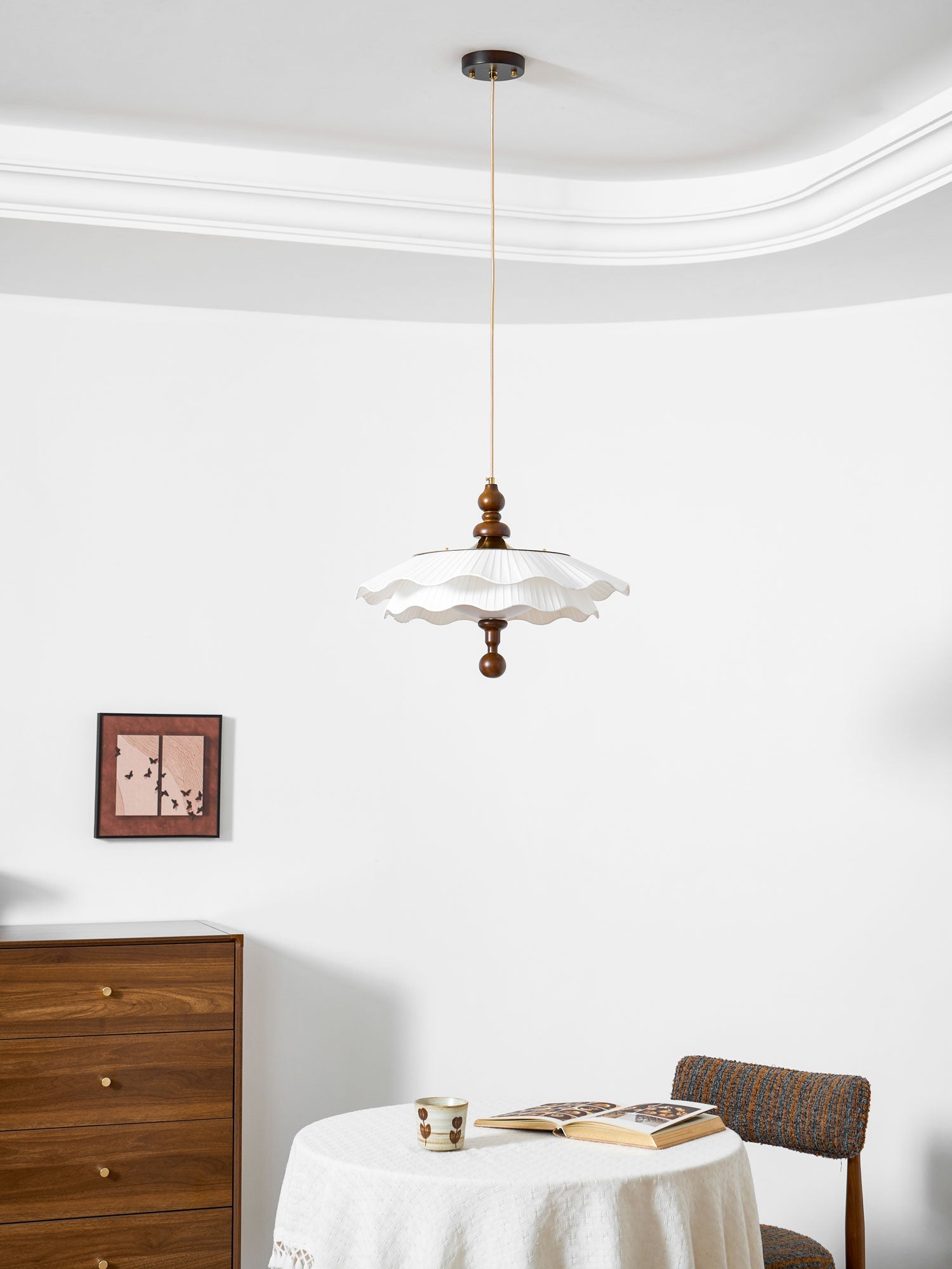 Belle Epoque Pleated Pendant Light