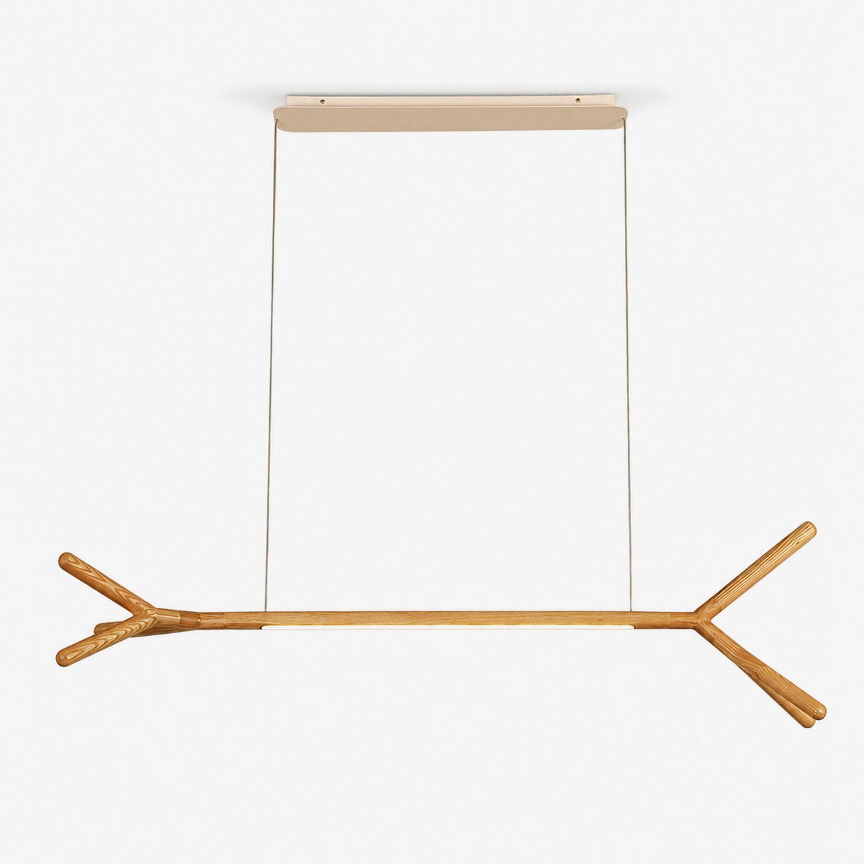 Branch Wood Linear Pendant Light